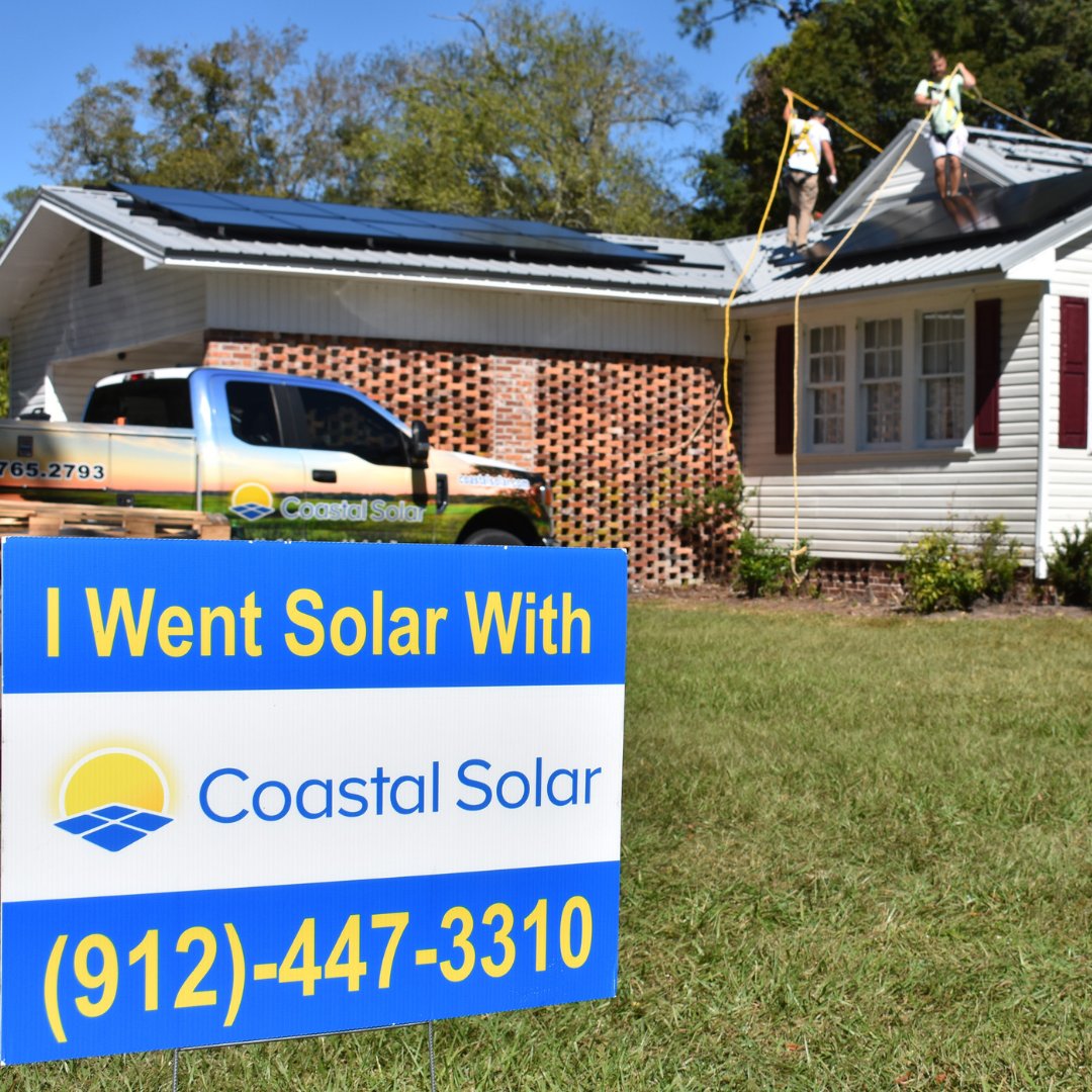 Our energy consultant Mike Harrell decided to go solar with Coastal Solar! Installed on his roof is an 11.38 kw system! Give us a call today to find out how solar can help save you money!
#coastalsolar #solarpower #savemoney #cutcost