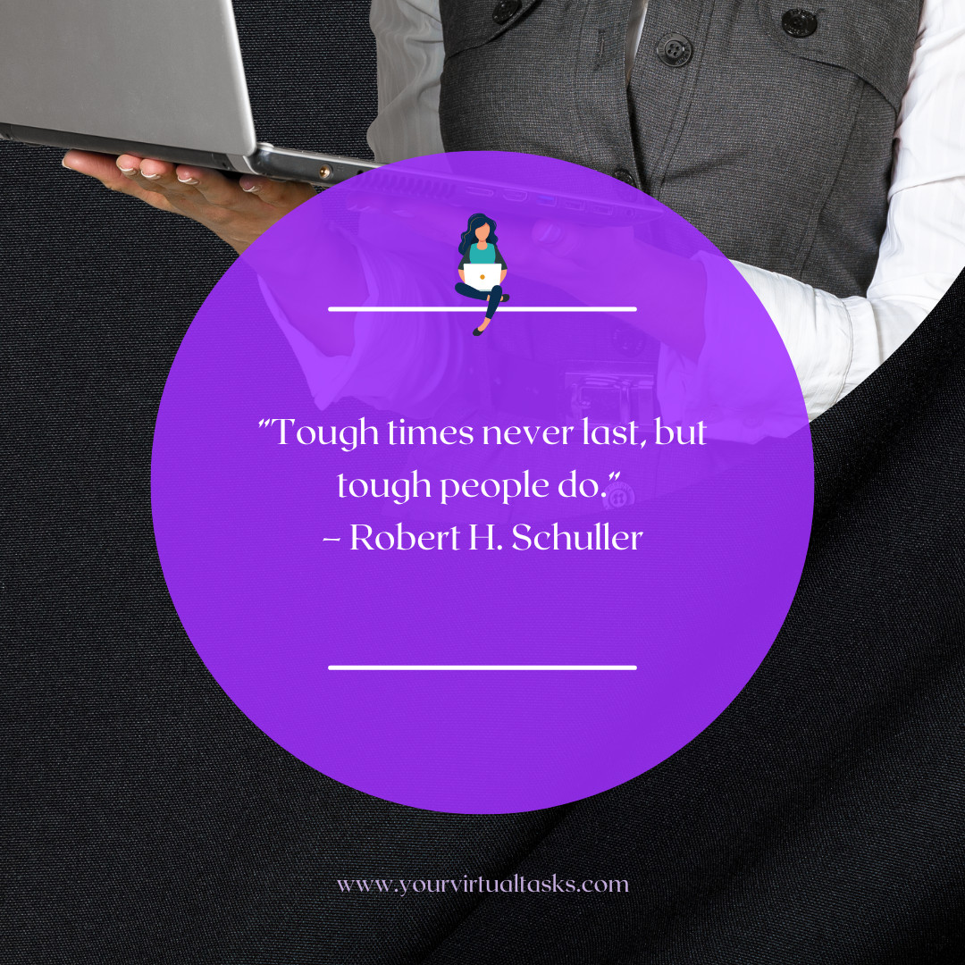 #QOTD 

”Tough times never last, but tough people do.” 
– Robert H. Schuller
💪