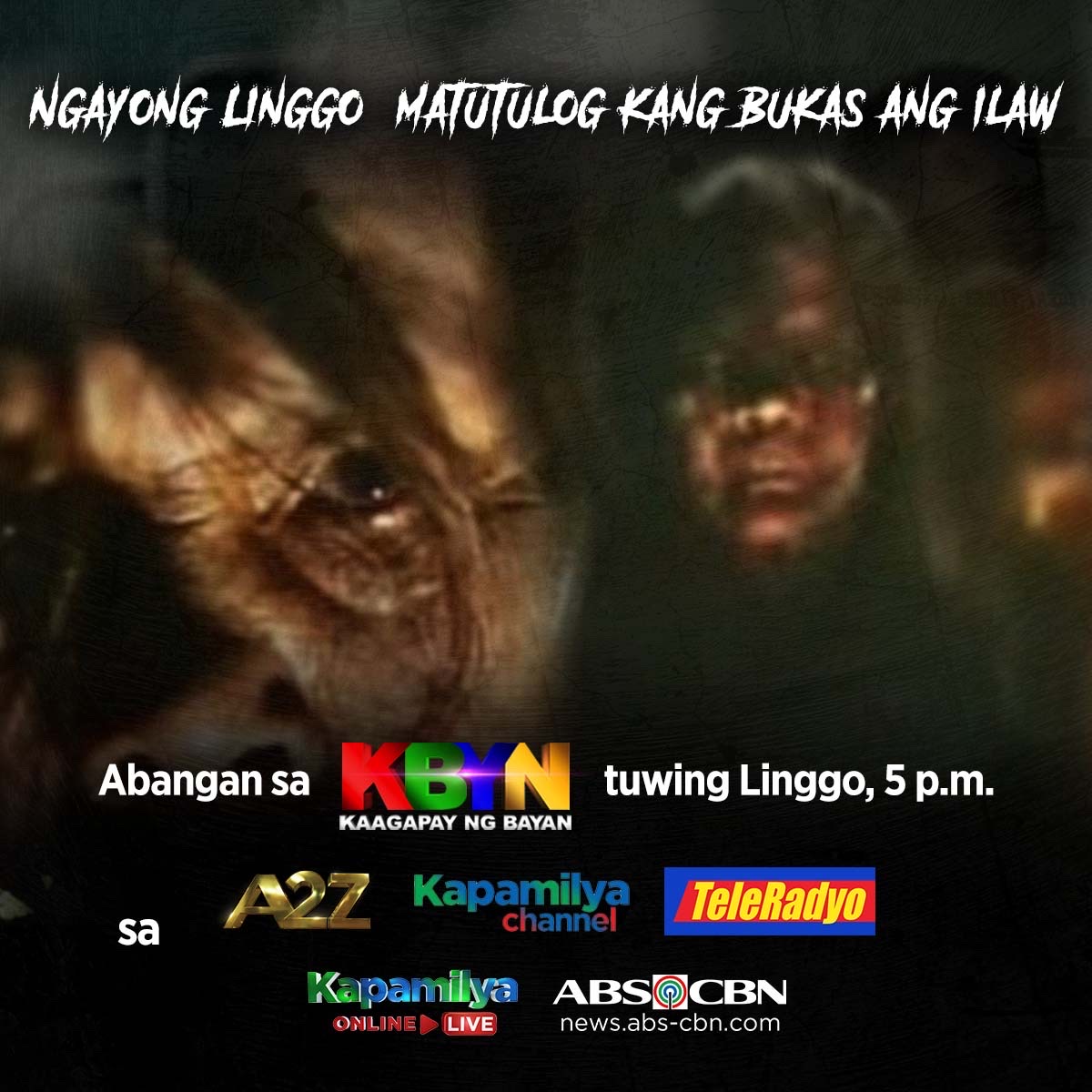ABSCBNNews's tweet photo. Gawin na ang mga dapat gawin para takot na lang ang iyong aatupagin.

Samahan si Kabayan Noli de Castro sa Oktubre 23 at 30 sa mga kuwentong #Kababalaghan. #KBYN https://t.co/9KADyER62e