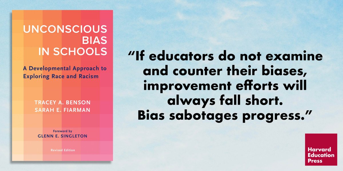 Celebrate our 20th anniversary with us! Save 20% on all HEP titles, including UNCONSCIOUS BIAS IN SCHOOLS by <a href="/DrTraceyBenson/">Tracey A. Benson</a> and <a href="/SarahFiarman/">Sarah Fiarman</a>, a top seller that is focused on equity and inclusion. bit.ly/3E4mScg #HEPG