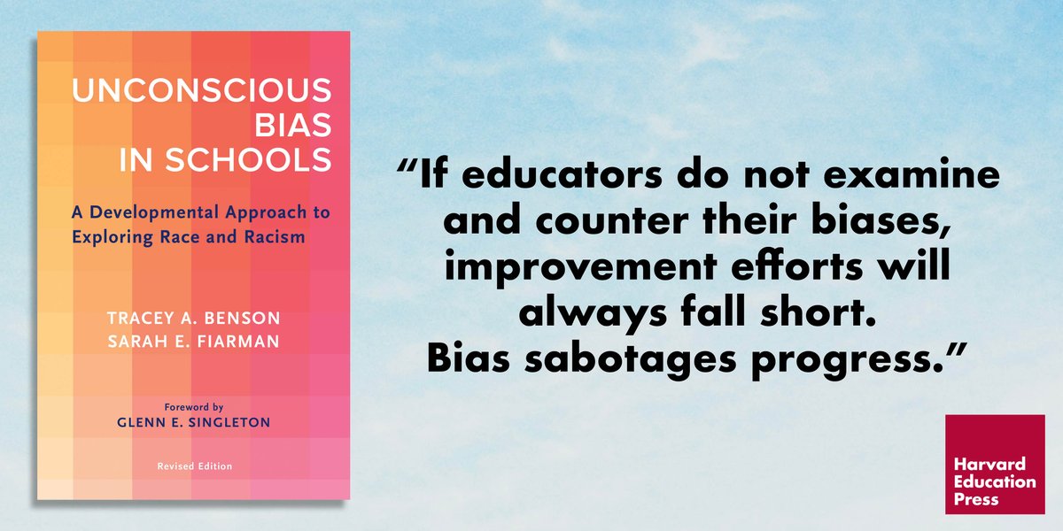 Celebrate our 20th anniversary with us! Save 20% on all HEP titles, including UNCONSCIOUS BIAS IN SCHOOLS by @DrTraceyBenson and @SarahFiarman, a top seller that is focused on equity and inclusion. bit.ly/3E4mScg #HEPG