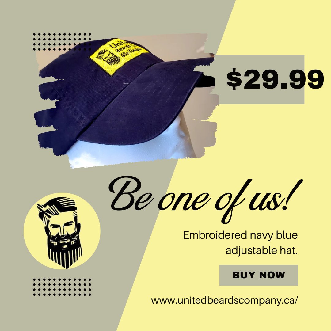 united_beards's tweet photo. Be proud to be one of us with our embroidered navy blue adjustable hat. Visit our site https://t.co/BoDwCt0bTC
.
.
.
#UnitedBeard #Beard #MensGrooming #Grooming #Beardlovers #gentlemen #beardoil #beardbalm #pomade #tattoobutter #tattoocleanser #tattoobalm #Canada https://t.co/zYhtFnTINj