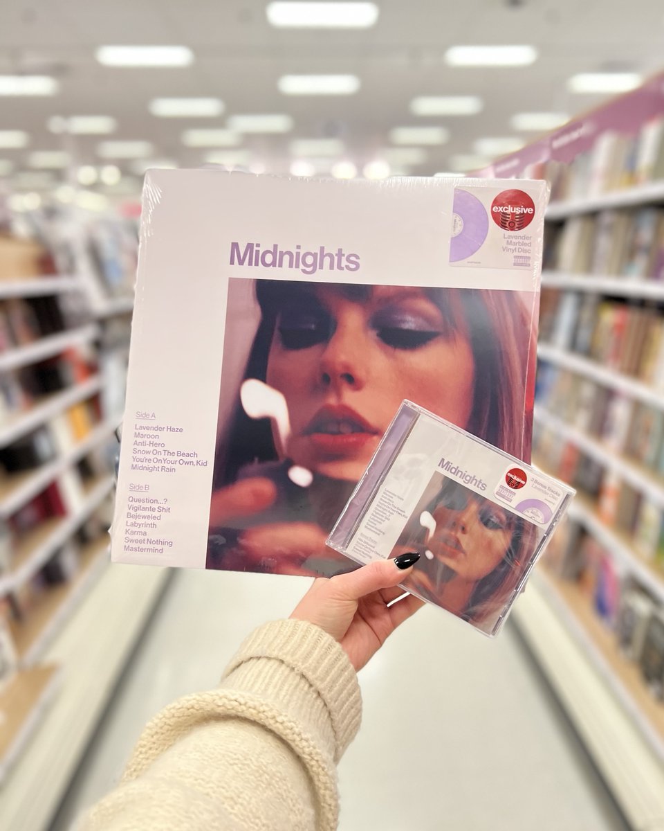 October 21st hits different 💜🔥 Shop Taylor Swift's new album Midnights the Target Exclusive Edition CD that includes 3 bonus tracks #OnlyAtTarget now: tgt.biz/j21904 #TSmidnighTS