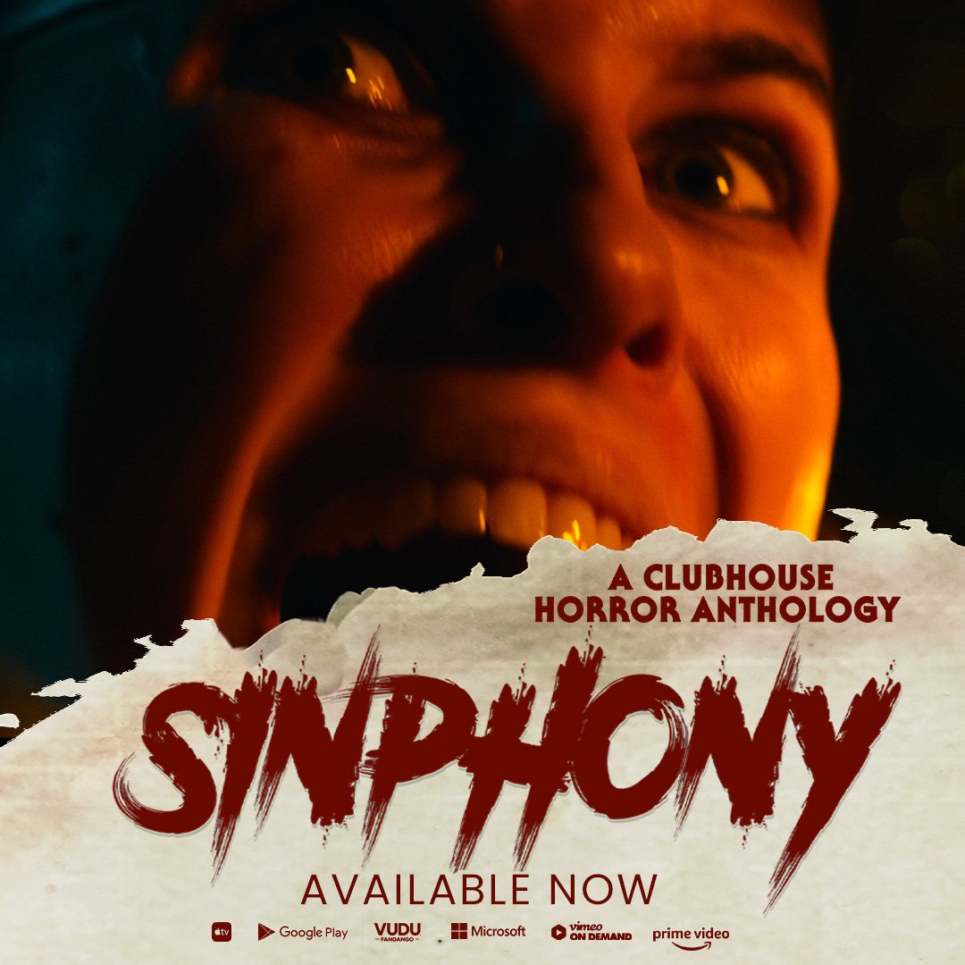 darkskyfilms's tweet photo. Halloween starts now. 🎃

Watch @Clubhouse horror anthology @sinphony_film - directed by @kimmikillzombie @Sebbazile @Haley_Bishop @Moocuddy @JasonFilmDude @JasonRagosta @markapritchard #WesDriver #MichaelGalvan is NOW on these digital outlets! 

https://t.co/1rCIDkLacZ https://t.co/2ZXC4dcYv9