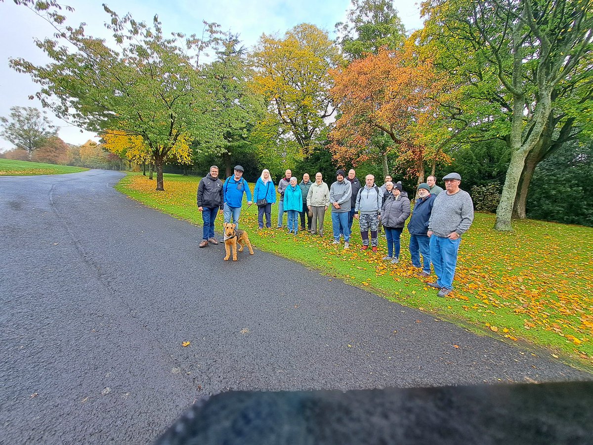 Brilliant event toady with the <a href="/parsfoundation/">The PARS Foundation</a> <a href="/officialdafc/">Dunfermline Athletic</a> walk and talk. We were taking in all the autumnal colours in the Glen. Thanks to <a href="/Kennethmclachl1/">Kenneth mclachlan</a> for taking us to the sensory garden. Afterwards it was great to catch up in the Peacock rooms for teas and coffees.