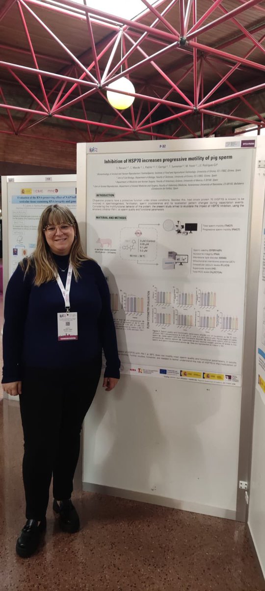 TechnoSperm's tweet photo. Primer día de congreso @aera2022 en León exponiendo nuestros últimos trabajos. Hoy ha sido el turno de @SandraRecuero05, @marcllavanera y @Ariadna_db 👩‍🔬🧑‍🔬
#AERA2022 https://t.co/DMYmqS5Vep