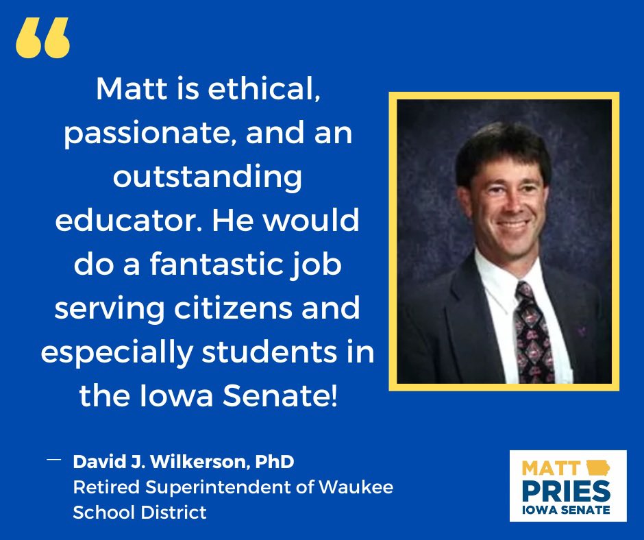 Matt Pries for Iowa tweet media