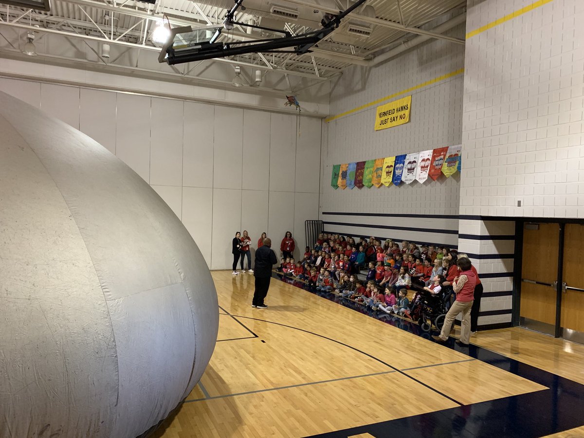 Our First Grade students are SO EXCITED to enter the Planetarium!!