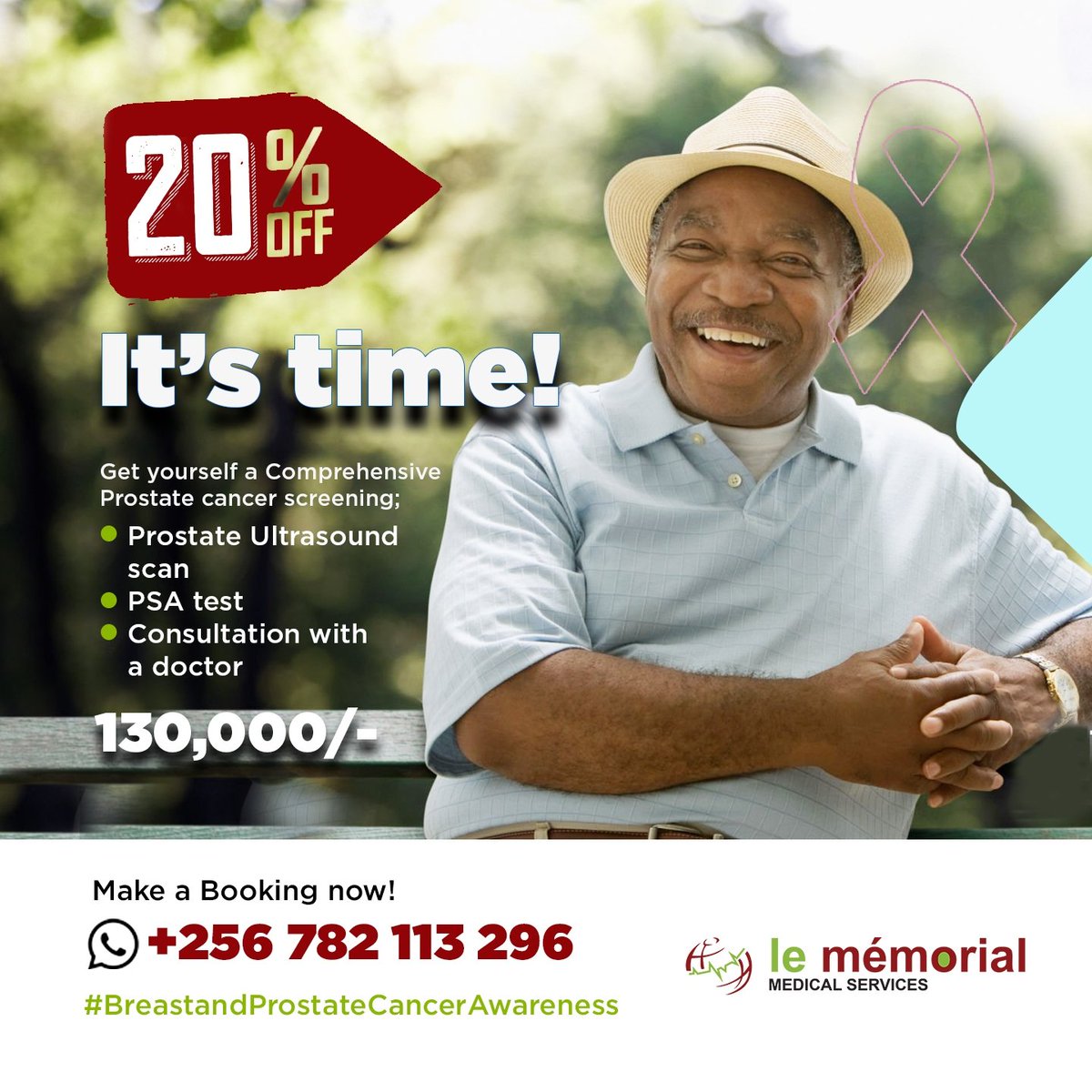 LeMemorialUg's tweet image. Don&apos;t wait any further!
Discounts tailored for you
#prostateawarenessmonth #prostatecancer #prostate 

Make an appointment now!
