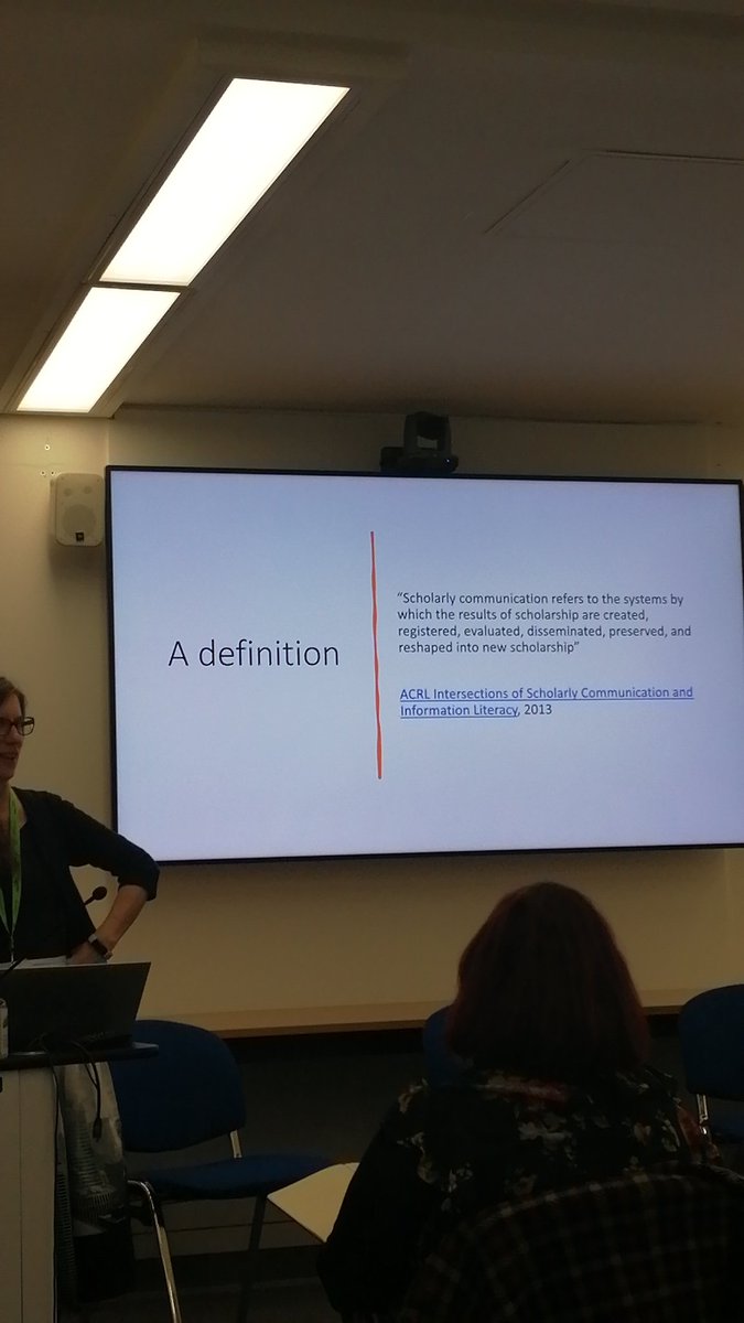 EarllUk's tweet photo. First up is Ruth @ruthej who is going to chat to us about careers in schol comms
#EARLL https://t.co/p8P15SmEPK