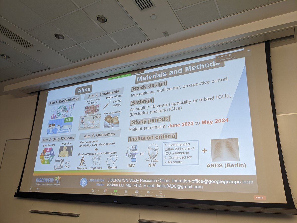 #sccmdiscovery now #keibunliu talking about importance of #ABCDEF bundle in improving outcomes in ARDS. Anyone interested in this global study reach out to <a href="/WesElyMD/">WesElyMD</a> <a href="/SCCM/">SCCM</a>