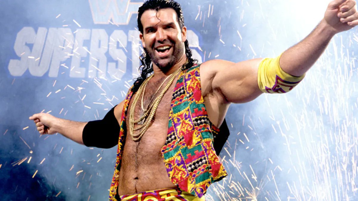 Happy birthday from above, bad guy.    Scott Hall would have turned 64 today. 