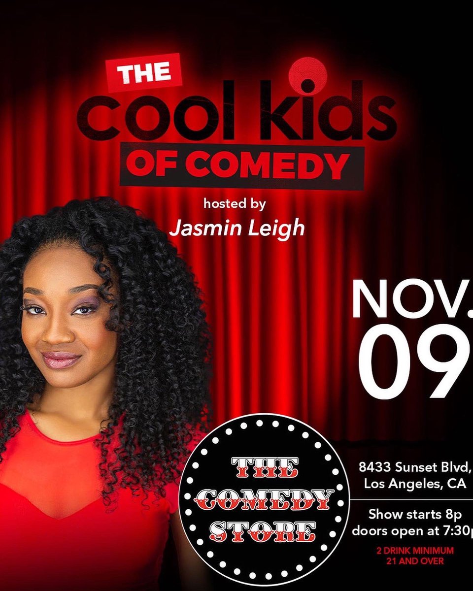 I will be producing my first show at the @TheComedyStore featuring some of my funny cool ass friends @jil_chrissie @chineducomedy @KissMyJas @JustinHires @lolbrandidenise @kimberlycongdon @EsterKay