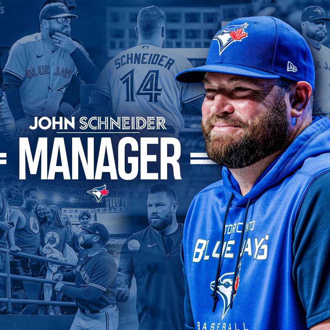 OFFICIAL: We’ve agreed to terms with John Schneider on a three-year contract as Manager with a team option for the 2026 season! Congratulations, Skip 👏