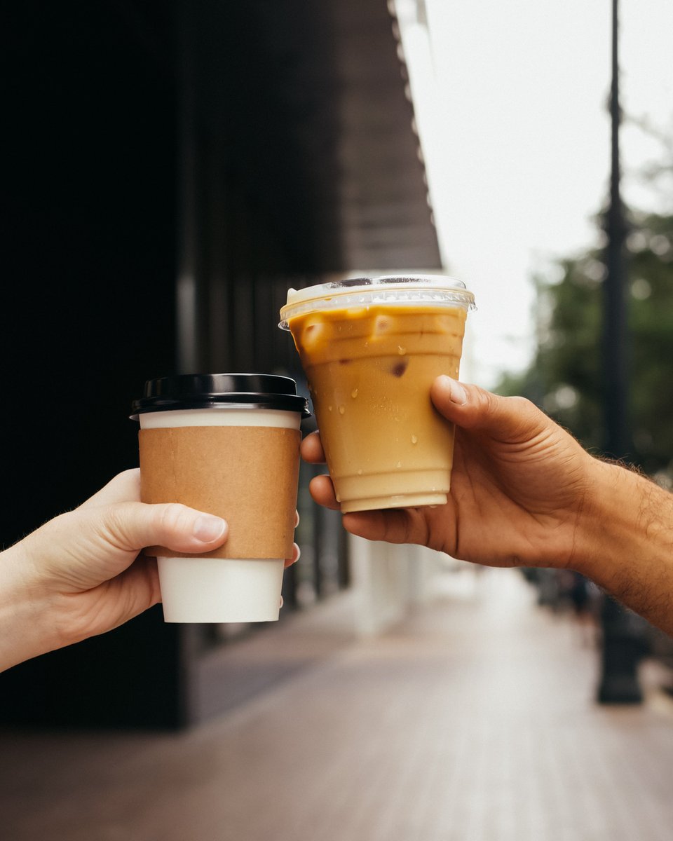 progresscoffee's tweet photo. Cheers to Friday! ☕️ Are you team Iced or Hot in this fall weather? 🍂🍁

#progresscoffee #austincoffee #smallbatchroaster #rebrand #hotcoffee #icedcoffee #happyfriday #austintx https://t.co/AX3QJa6YuE
