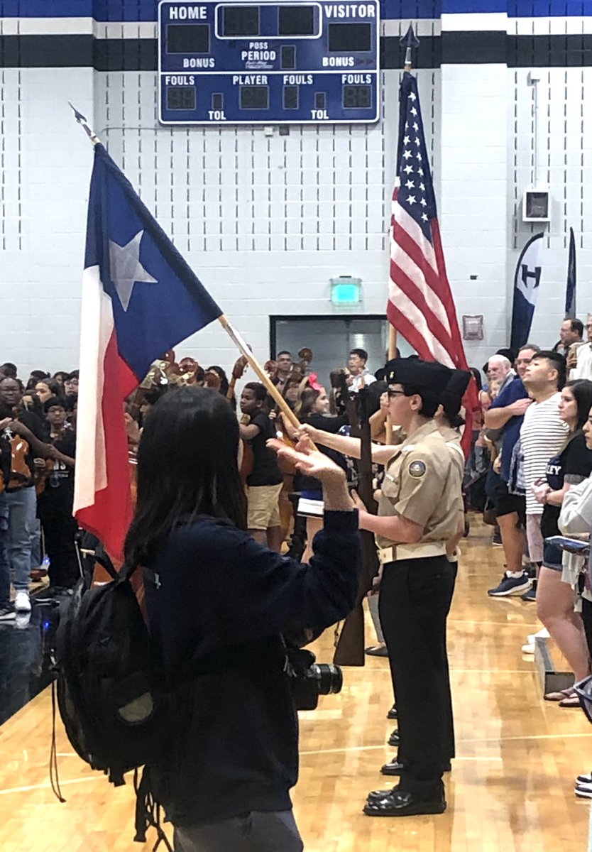 Hebron_NJROTC's tweet photo. We had Cadets performing in the orchestra and Cadets conducting Color Guard for the Orchestra Concert. Great job by all! https://t.co/KcIkx4VV9S