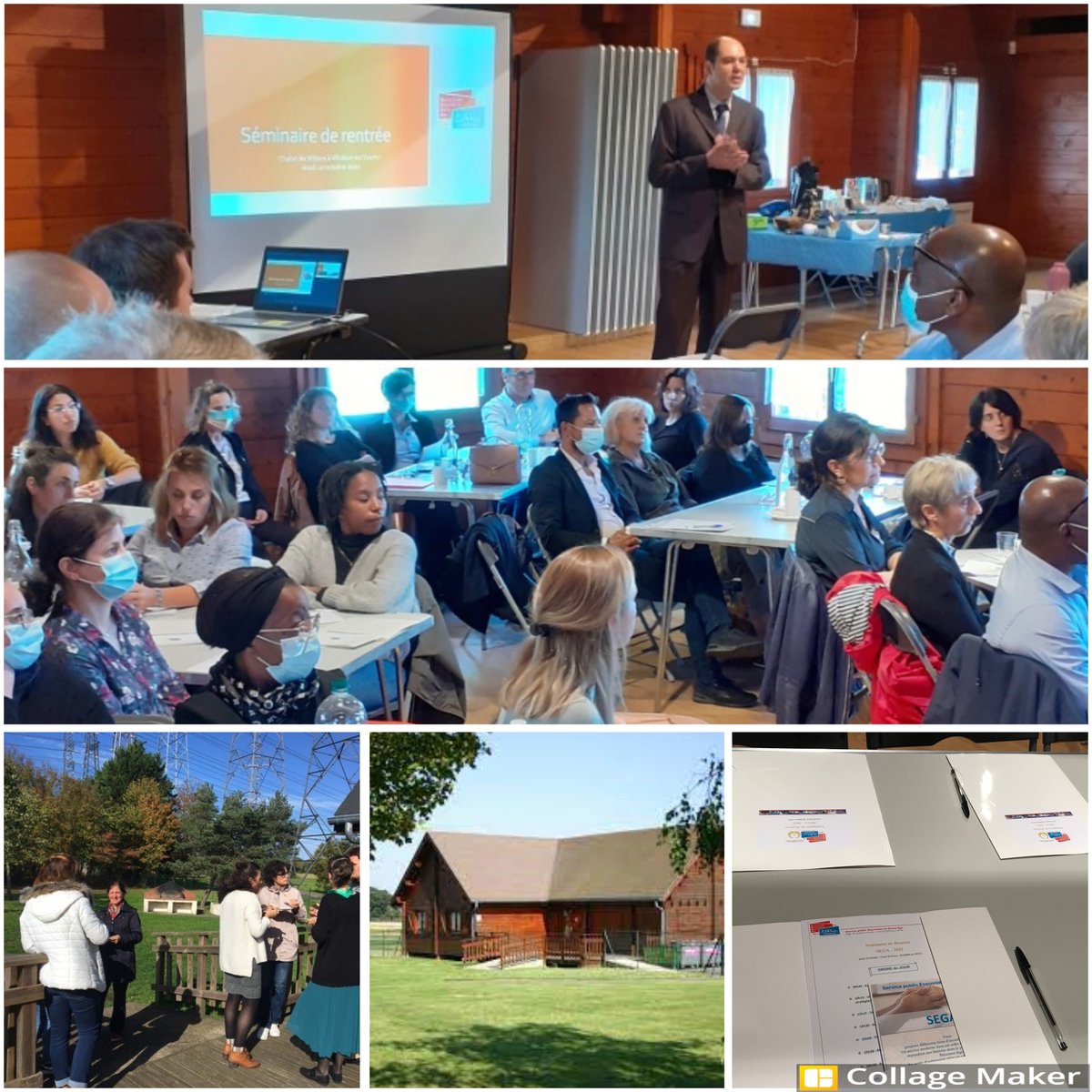 20-10 Séminaire de Rentrée 2022, pr ls Cadres d 7 Ets du #SEGA &amp; siège. Espace chaleureux &amp; Journée collaborative, enrichissante, ayant permis de partager et s'approprier 1 feuille de route triennale commune av ses objectifs + 1coup de projecteur sur le chemin accompli.<a href="/CDEssonne/">Département de l'Essonne</a>
