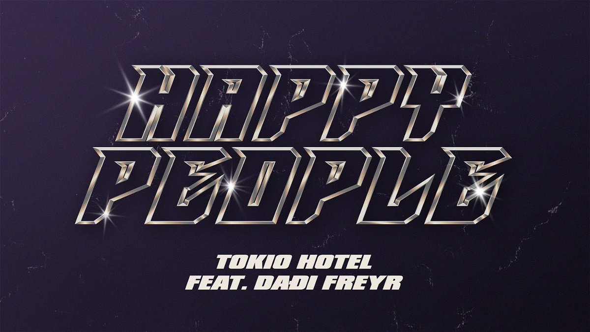 Brand new from @tokiohotel: Latest single 'Happy People' is out now on all platforms. Watch here: youtube.com/watch?v=yq4Tqd… Grab tickets for their show here on 30 April >> bit.ly/TokioHotel_ind…