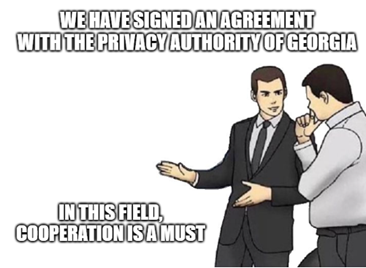 Getsolution_IT's tweet photo. A Roma è stato siglato un accordo di cooperazione tra il Garante privacy di Italia e di #Georgia per promuovere il rispetto della #privacy tramite soluzioni armonizzate e la condivisione delle best practices. https://t.co/Yko4pIk07w