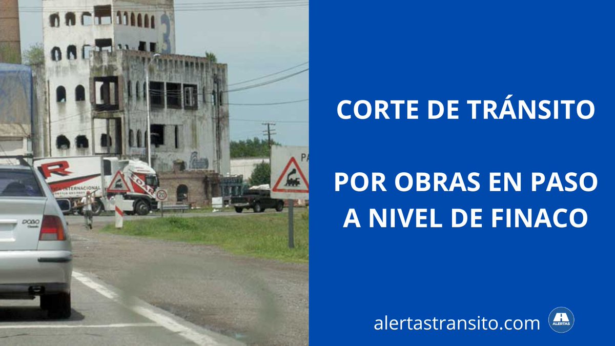 AlertasTransito's tweet photo. ⛔Corte de tránsito por obras en Paso a nivel de Finaco
Enterate acá 👉
https://t.co/K4hWTrlTWd
.
#AlertasTransito #Transito #Cortes #Obras #Finaco https://t.co/AsiYh5Mj2K