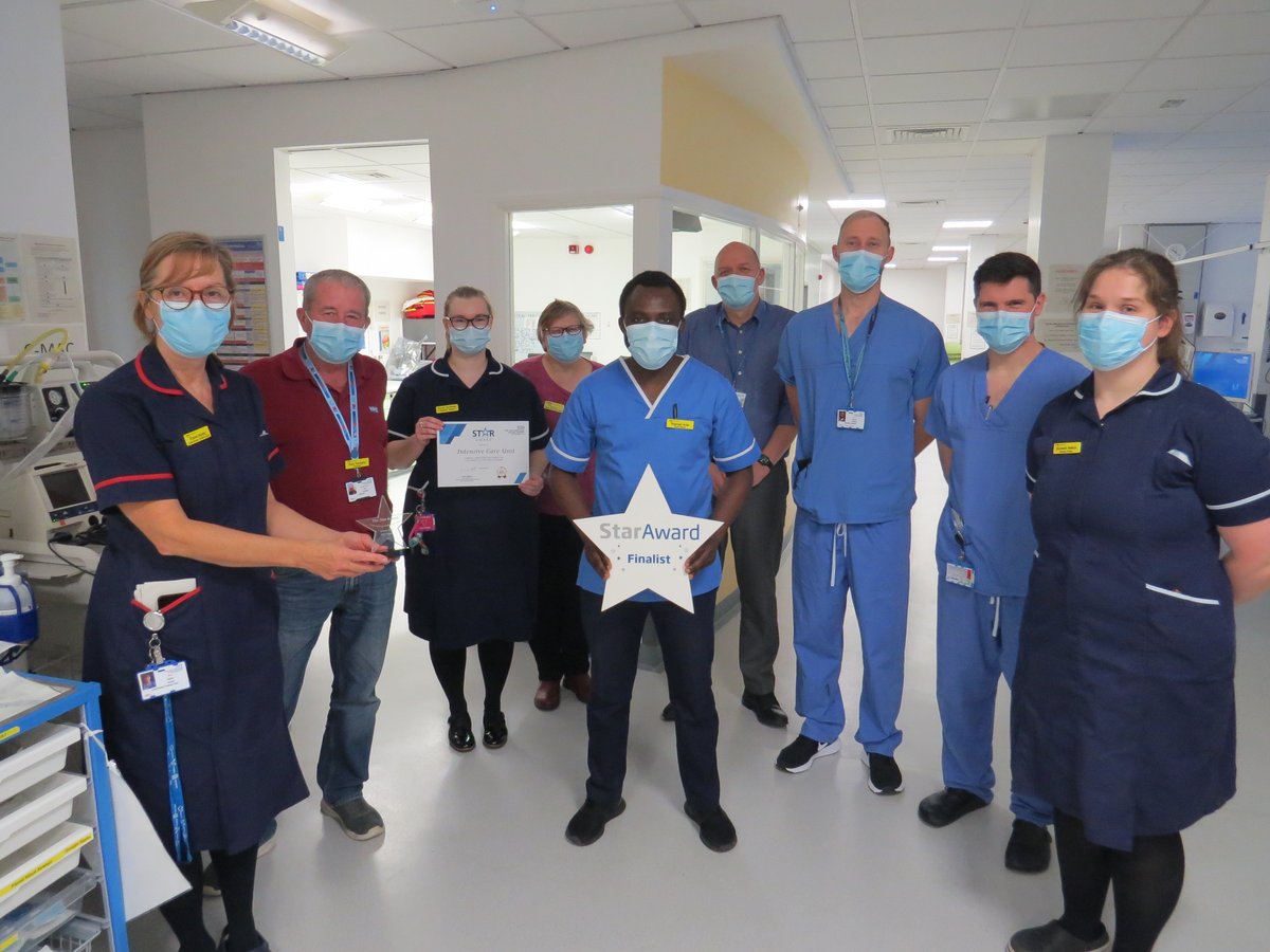 Star Award finalist: York ICU Team 🌟 The team were nominated by the relative of a patient who was shown 'compassion and professionalism' at the end of their life. They did everything to make the patient and their loved ones feel comfortable, showing sympathy at every step.