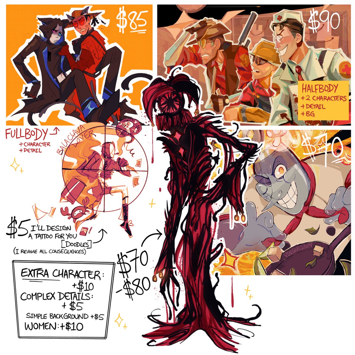 comms are open! updated the commission sheet n info 