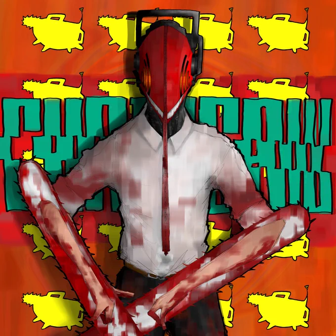 #チェンソーマン#chainsawman色塗り挑戦 