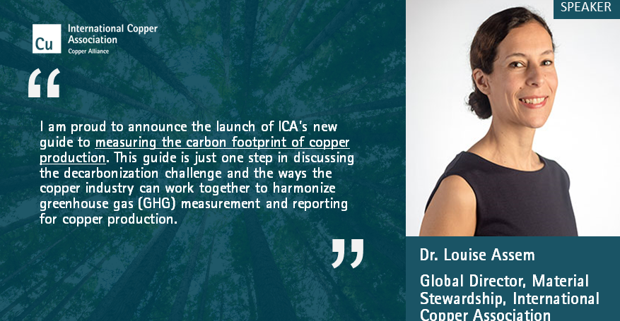 thinkcopper's tweet image. At ICA's #Copper Demand and #Sustainability Workshop, ICA’s own Dr. Louise Assem has announced the release of a greenhouse gas (GHG) measurement guide to help unify carbon footprint measurements for copper production. 

Check it out 👇
copperalliance.org/resource/carbo…