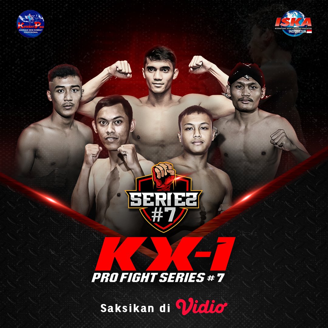 vidio's tweet image. KX-1 Pro Fight Series 7 💪

Jangan sampai ketinggalan pertarungan ganas dari setiap fighter yang akan bertarung nanti malam! Nantikan keseruannya hanya di Vidio 😍

👉 vid.id/ELvjM5

#SemuaAdaDiVidio #VidioSports #ProFight