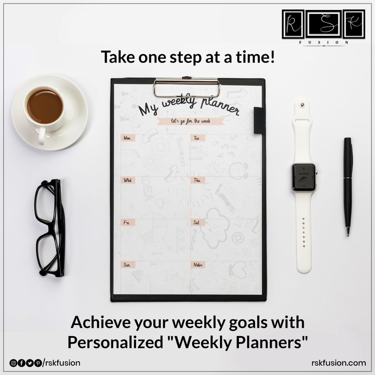 rskfusion's tweet photo. RSK Fusions helps you design and personalize your weekly planners according to your needs so that you can remain motivated.

Order Now at: https://t.co/40I7ykzOYb

#rskfusion #weeklyplanner #printableplanner #customizedplanner #monthlyplanner #yearlyplanner #personalizedplanner https://t.co/0ljaFZTTqB