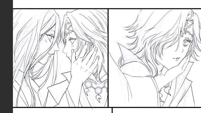 ショタ荒須荒描いてたけど明日もしかしてサブストーリー(?)でいざすさ読めてしまうのではと思ったら手が止まった 