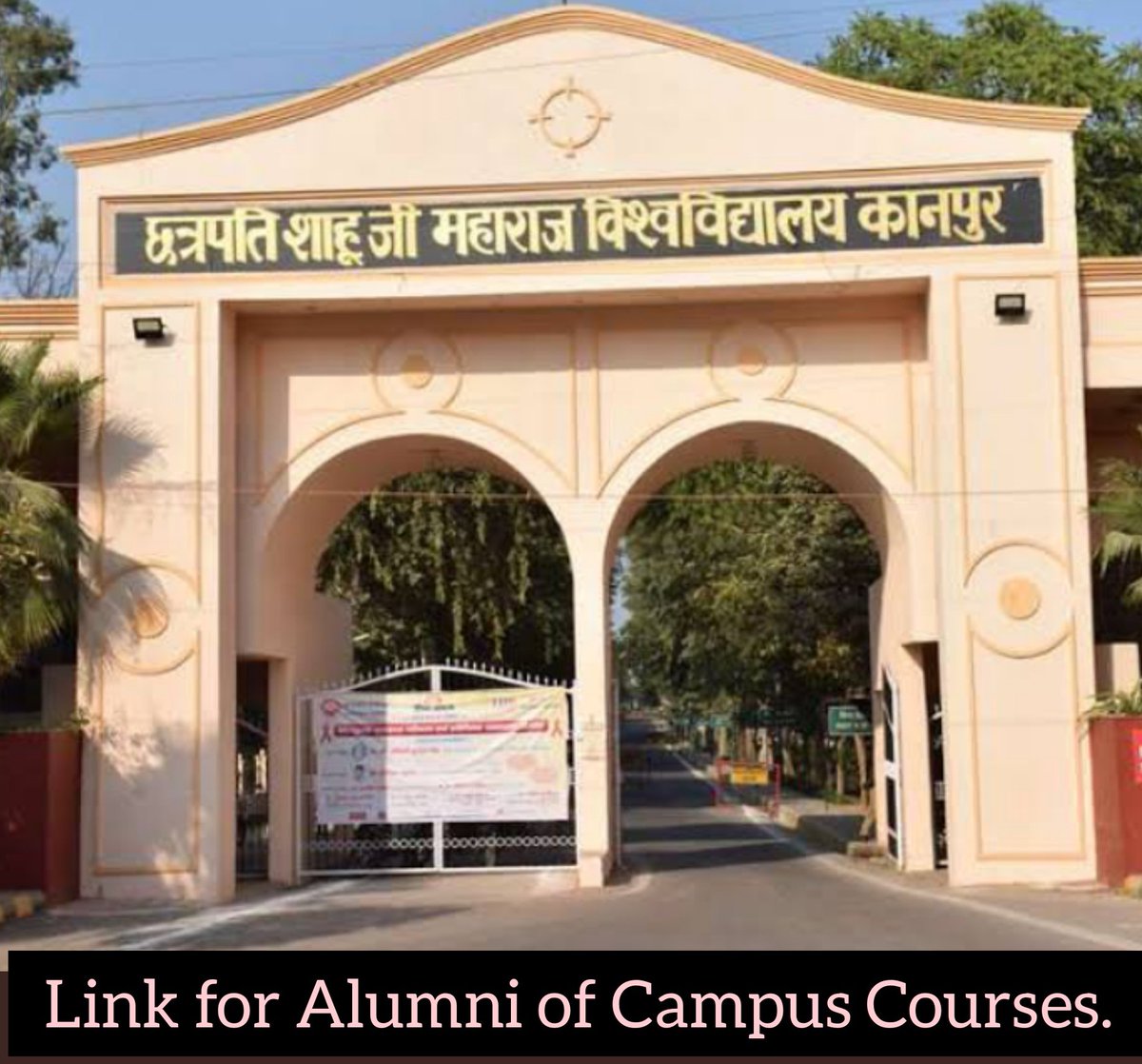 csjmuofficial's tweet photo. This link is for CSJM University alumni of campus courses. All alumnies plz clik this link& fill the form. Registration Link: https://t.co/Nt3qxQe666
#aluminies #57yearsofcsjmu #CSJMU #csjmu_campus @vpathakin https://t.co/OviV0nUWQD