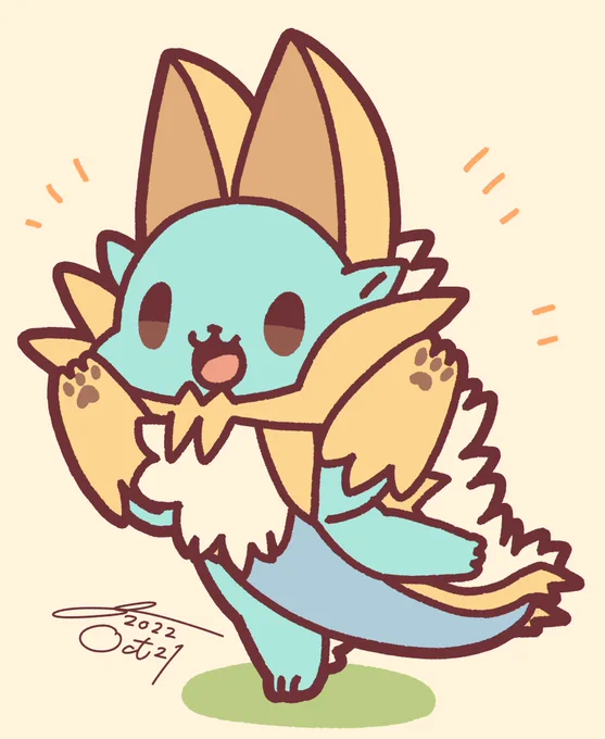 #今日のもんすたーしばし投稿おやすみしててごめんねー!今日から再開! 
