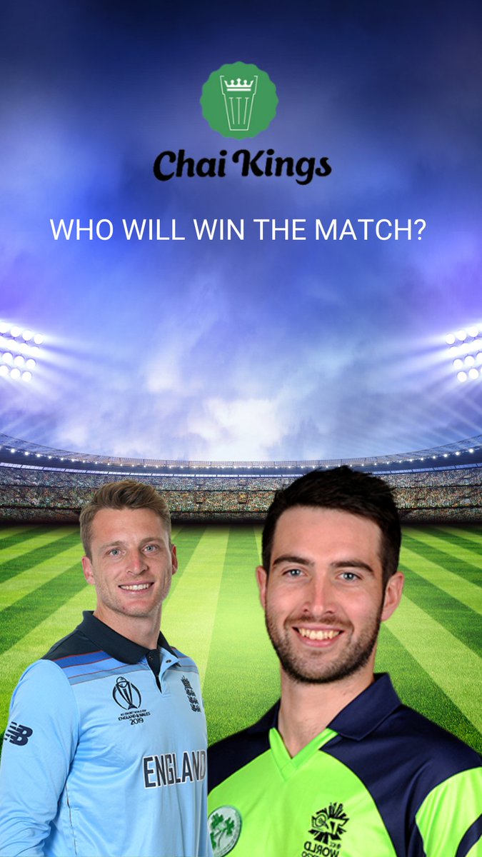 ChaifullyYours's tweet photo. #ContestAlert Guess the winner of the match and win goodies from Chai Kings 
#ENGvsIRE #T20WorldCup 

To Participate and Win: 
Follow 
@ChaifullyYours

Tag 3 friends 
Use #ChaiKings https://t.co/Go9AJAeh6U