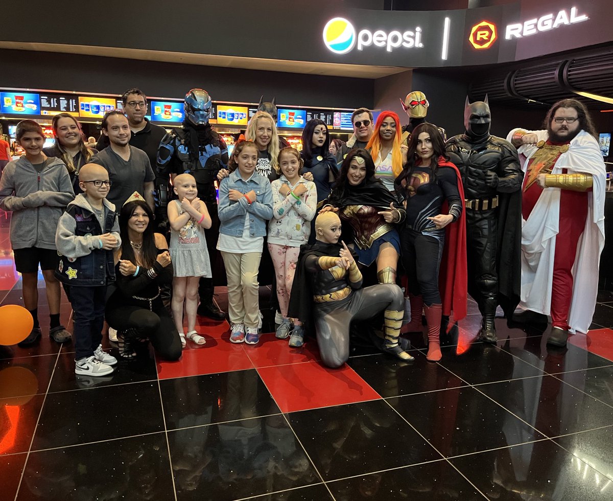 LisTham_'s tweet photo. One of the most special part of the night for me was inviting my little heroes from Mystic Force Foundation. I have worked with them in the past &amp; experiencing this film with them was beyond magical! Thank you @RegalMovies I’ll never forget your kindness! #BlackAdam ⚡️ Was 10/10 https://t.co/Gj5L3XSAkD