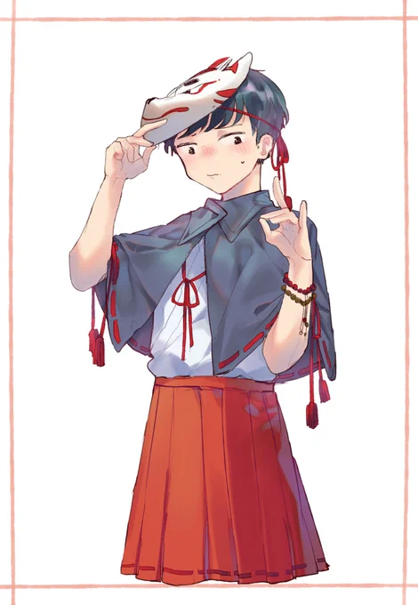 成瀬さん()の線画を塗らせて頂きました優しくて可愛い線画に気持ちがふわふわでしためちゃくちゃ可愛い女狐アキトくんを塗らせて頂き本当に有難う御座いましたとてもとても楽しかったです 