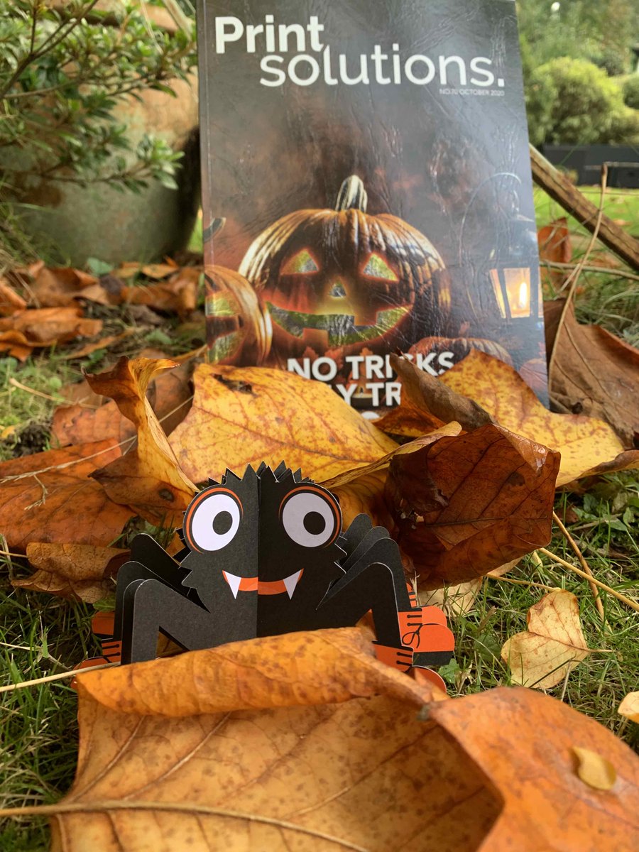 EarthIslandUK's tweet photo. We love a creative #directmail campaign, and we are fond of #Halloween too, so we really enjoyed this one from @weareimpress about Inky the spider recently.
Here's Inky on my desk and in his natural habitat!
#LovePaper #ImpressPrint #SolutionsMagazine #DirectMail #InkyTheSpider https://t.co/DKIPuG8hQa