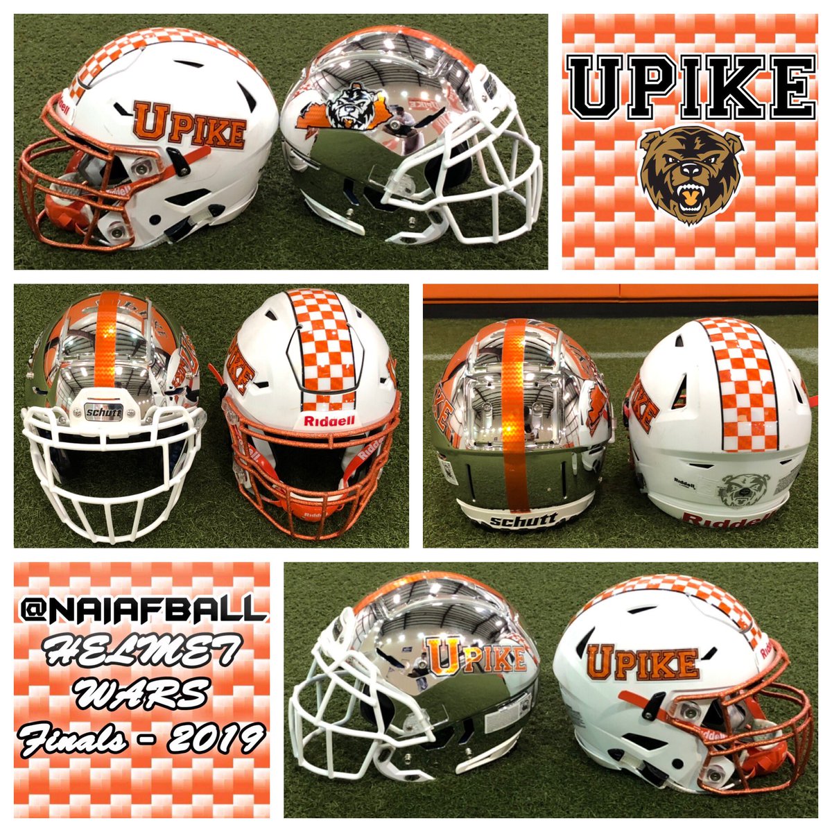 With so many new helmets in the NAIA, would you guys want to do another round of Helmet Wars this offseason? The previous champion for the best helmet in the NAIA was @UPIKEAthletics 🐻.