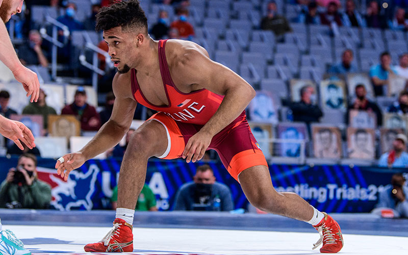 .@CarterStarocci, @yahyat_prime and @T_Sloaner advance to semifinals at U23 World @Wrestling Championships in men’s freestyle #WrestlePontevedra READ: go.teamusa.org/3CRPL9A