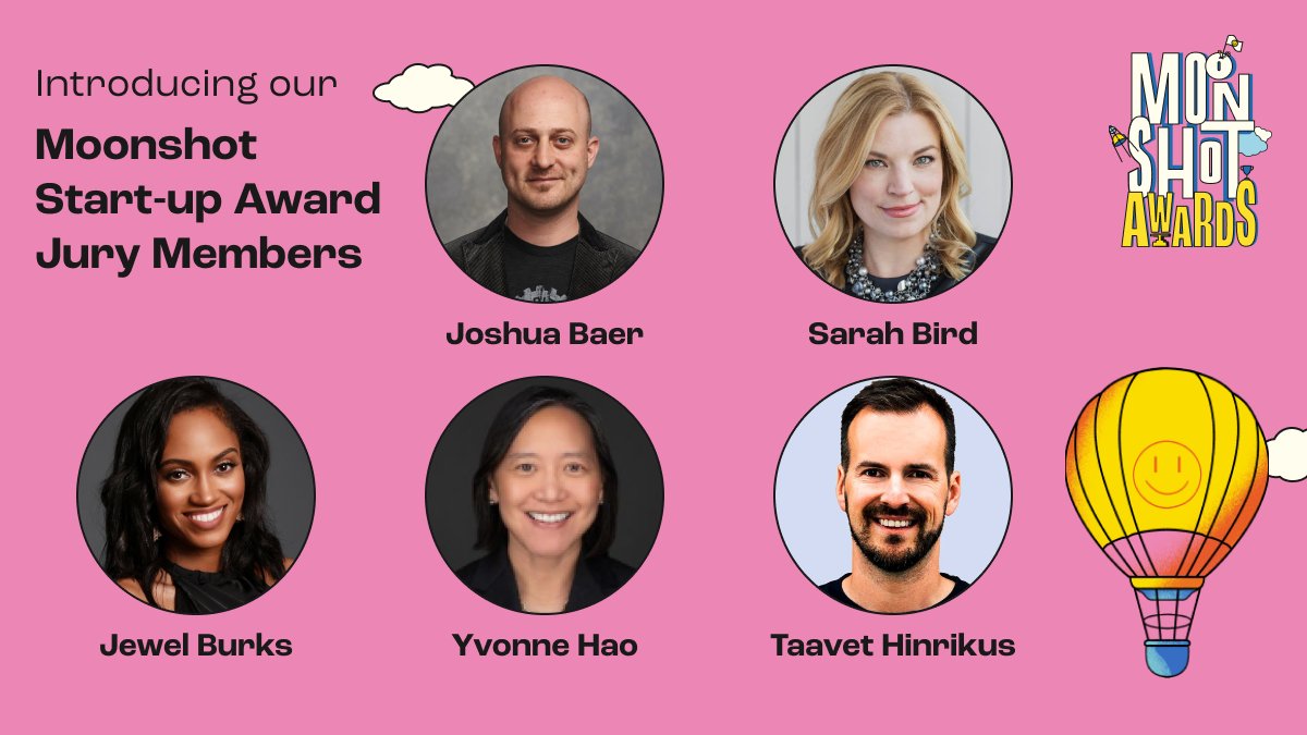 Want to be inspired, think deeper, dream further and make an impact? Then we have got the right people for you. Lets meet the brains behind some of the most successful business....and our very own Startup Category judges! 🧠💪

#moonshotplatform #SDGs #MOONSHOTxAF