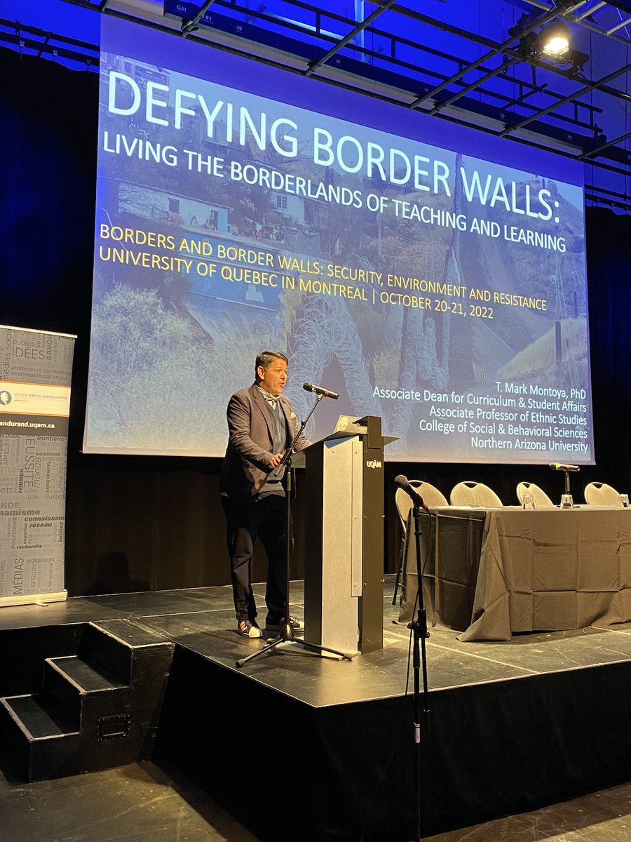 Association for Borderlands Studies (@absborders) on Twitter photo ABS president @TMarkM is currently in Montreal, Canada to present a keynote address titled "Defying Border Walls: Living the Borderlands of Teaching and Learning" at the <a href="/Border_Walls/">Borders and Border Walls</a> conference ABS president @TMarkM is currently in Montreal, Canada to present a keynote address titled "Defying Border Walls: Living the Borderlands of Teaching and Learning" at the <a href="/Border_Walls/">Borders and Border Walls</a> conference