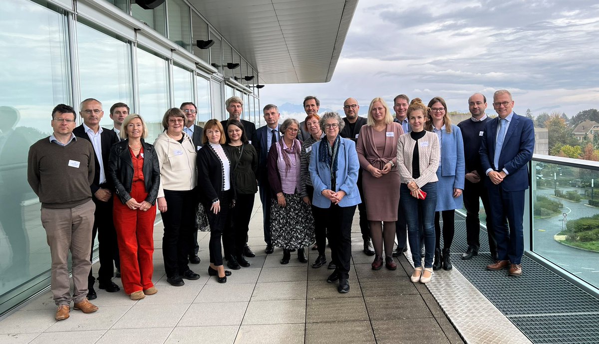 Assembled at <a href="/EPFL/">EPFL</a> with colleagues from A, B, CZ, DK, EST, FIN, D, LT, LV, P, SK and CH for intense talks on science and innovation policies for our continent in tough and uncertain times.