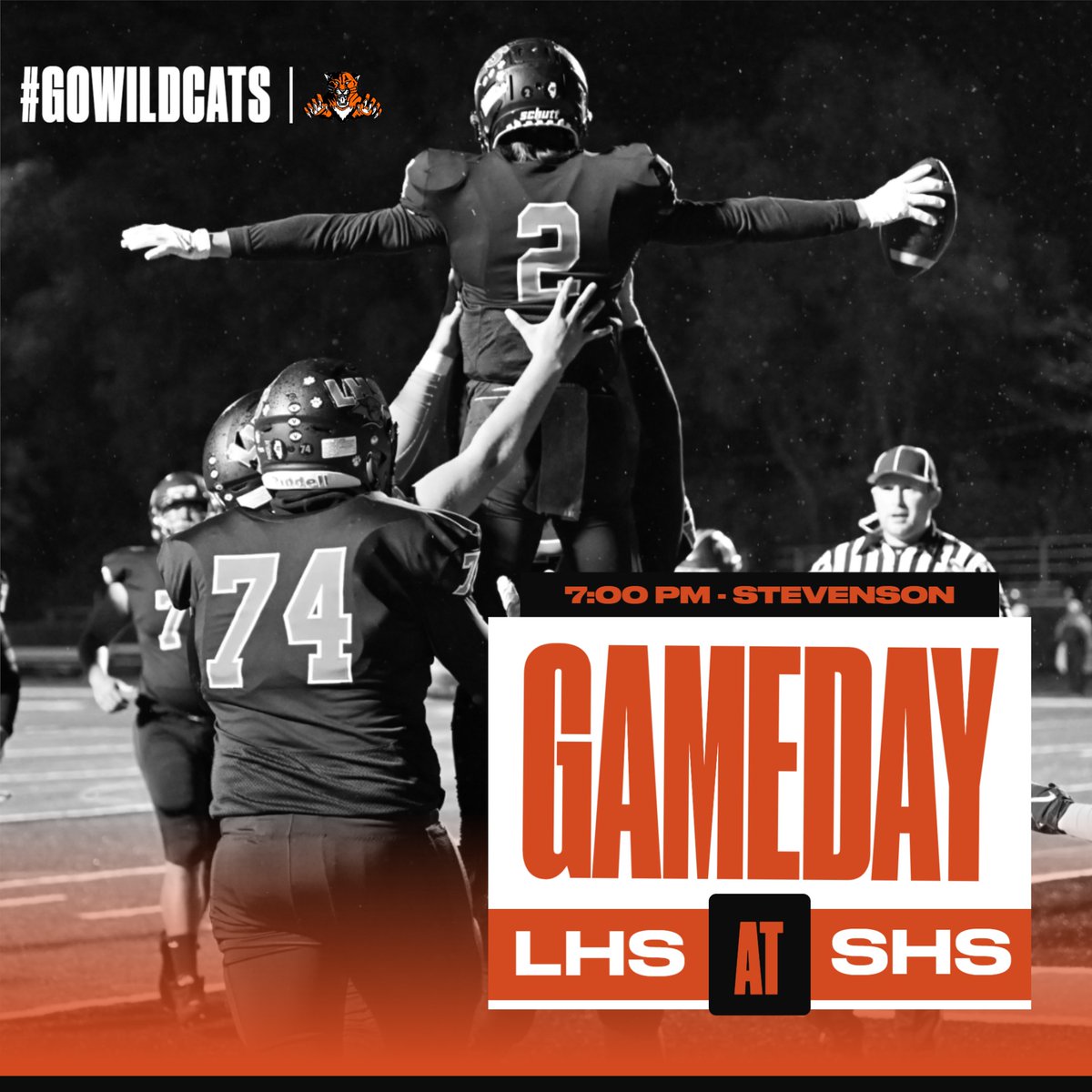 Varsity Football travels down to Stevenson tonight at 7:00 PM to wrap up the regular season #PROGRAM