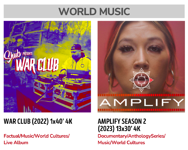 AnimikiDistro's tweet photo. BUYERS, have you seen our WORLD MUSIC programs? Rights are available – contact us today for more information!
#indigenousvoicesmatter #indigenousmediamatters #MIPCOM #MipMarkets https://t.co/iNHnfER0HW
