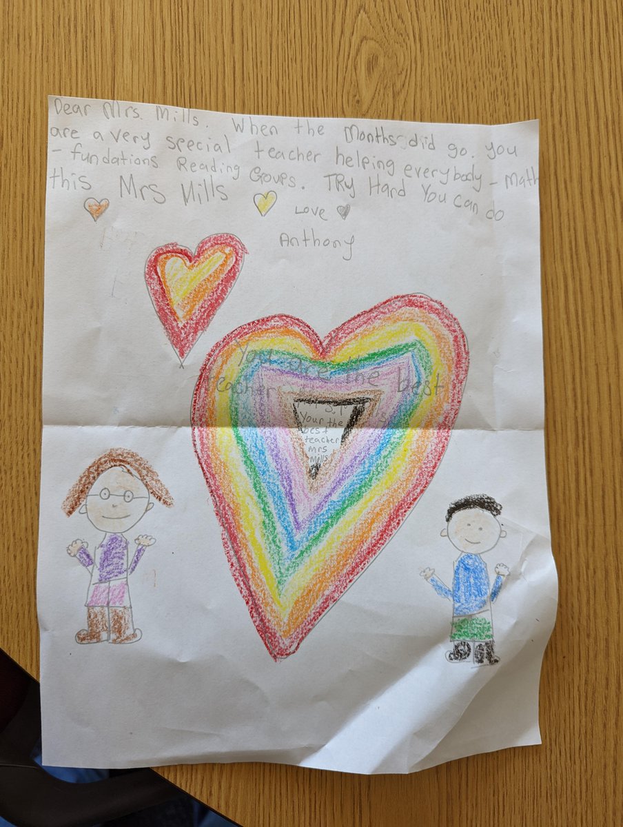 C'mon...this letter just blew my mind!!😃 It was written without any prompting by a 2nd Grade student to Ms. Mills, his teacher. Just another example of why LEDGE STUDENTS are the kindest, most empathetic, kids in the WORLD!! 👍 <a href="/NASHUASCHOOLS/">NashuaSchools</a> <a href="/SarfdeK/">Kimberly Sarfde</a> <a href="/mariojandrade/">Mario J. Andrade</a> <a href="/LedgeSchool/">Ledge Street School</a>