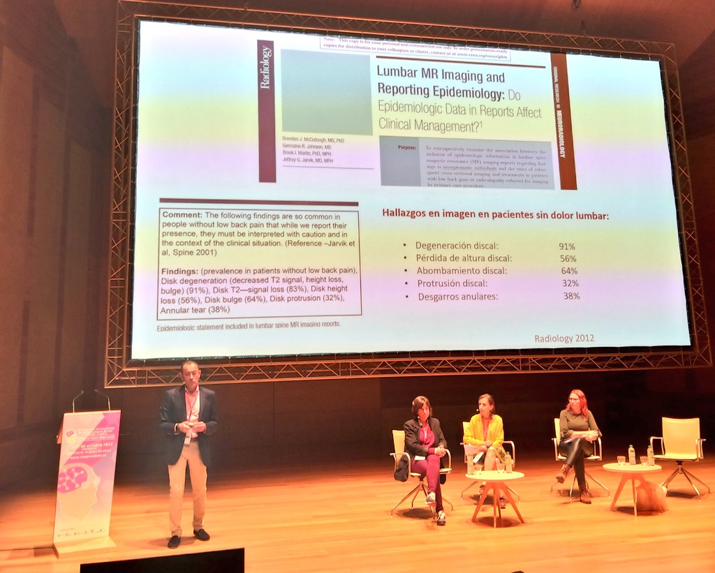 ➡️ Son útiles las pruebas de imagen en personas con dolor crónico #dolirpersistente ? 📢 NO hay que prescribir una prueba de imagen "por si acaso" #PrevenciónCuaternaria #AfrontamientoActivoDolor