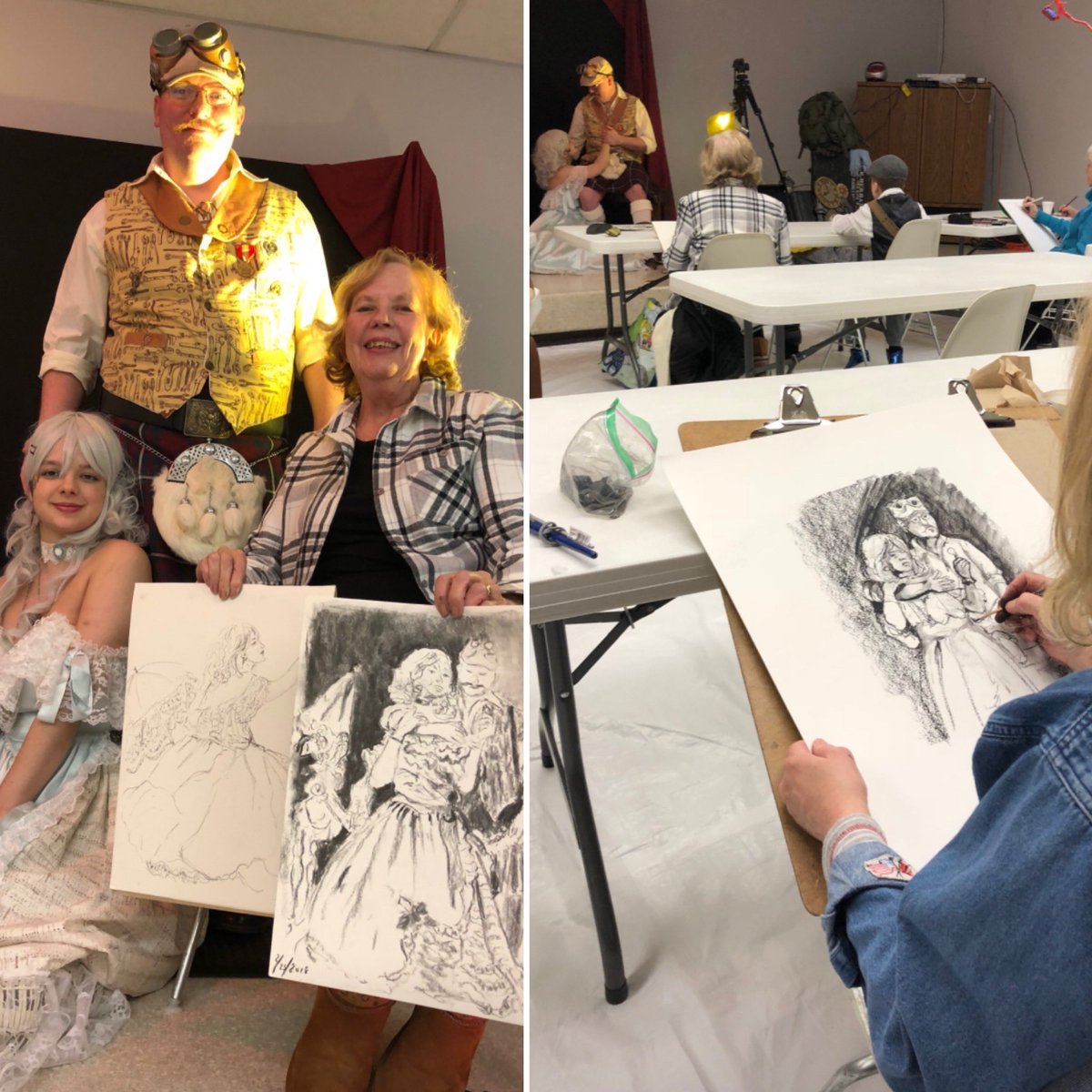 sundaypainter_'s tweet photo. Come visit us at the Cody Wyoming #library #hobbyfair #Today 1p-5p &amp; #Saturday 10/22 10a-2p; to learn more about upcoming #art making in Cody #Wyoming! - #wyomingartist #wyominglife #wyomingart #explorewyoming #wyolife https://t.co/W86WPKcFVA