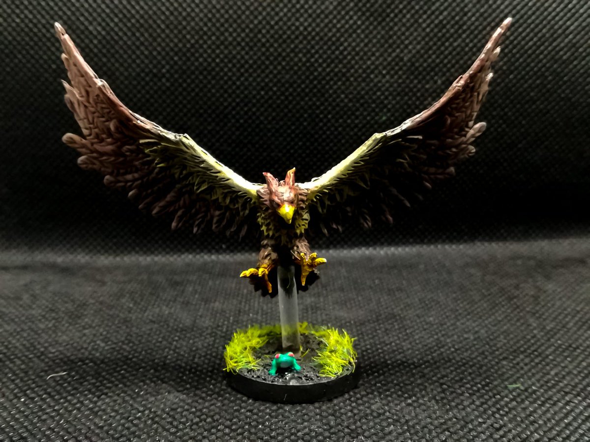 Nicola90tn's tweet photo. #massivedarkness2 #hellscape #animalform #eagle #druid #druidsvsbelzebub @CMONGames #massivedarknessminis #boardgames #miniatures #paintingmassivedarkness #coolminiornot #tabletopgame  #dungeoncrawler #miniaturesgames  #boardgamegeek 
#kickstarter #airbrush #speedpaint #lightbox https://t.co/mt91NyOJOD