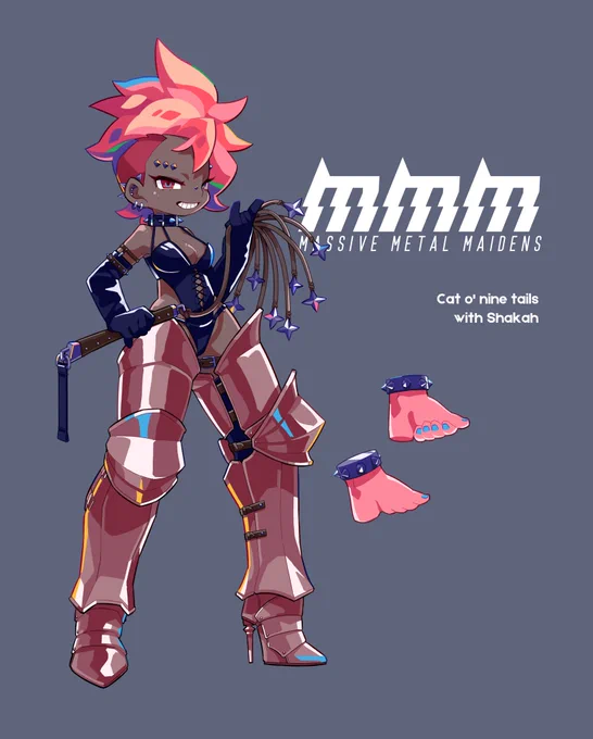 甲冑武装乙女と悪魔#OC #massivemetalmadens 