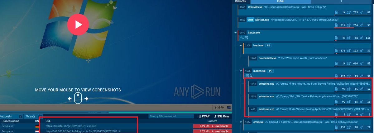 JAMESWT_WT's tweet photo. #Fake @CyberLink #powerdvd
mazterize[.com/cyberlink-powerdvd-ultra-full-version.html
cutt.[ly/sB8z1m8
>>
s/transfer.]sh/get/CWOSRU/yt.exe.exe
168.100.9.]234/oko84pgIrymhc7w/3768407498762583.bin
> 45.8.147.133 
spread #stealer #ClipboardHijacker
Samples👇
https://t.co/K1tJAAF5kH https://t.co/y6b71K7W04